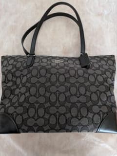 COACH シグネチャー トートバッグ ブラック良品 - メルカリ