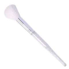 Dust brush with rhinestones, clear, cheek brush, gel nail, nail tool.