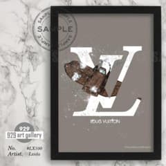 LOUIS VUITTON☆A4額装済アートポスター＃LX100☆ルイヴィトン - メルカリ