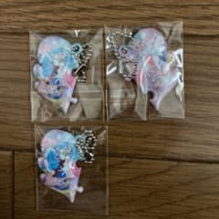 映画 プリキュア オールスターズ F  特典 つなげて はねキーホルダー３個のサムネイル