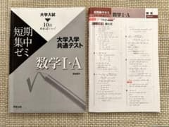 短期集中ゼミ 大学入学共通テスト 数学I・Aのサムネイル