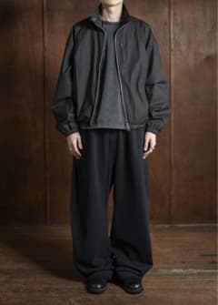 BIBLIOTHERK DRAPED BLOUSON BLACK - メルカリ