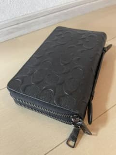コーチcoachダブルジッパーファスナー長財布のサムネイル