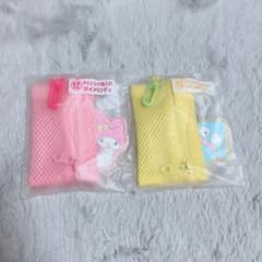 サンリオくじ   メッシュ小物入れ マイメロディ＆ハンギョドンのサムネイル