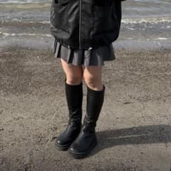 グレー　プリーツスカートのサムネイル