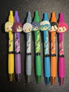 カリスマ ラバーマスコット付きゲルペン カラー ボールペン 全7種