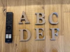 アルファベット オブジェ A B C D E F 6個セットのサムネイル