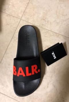 ☆未使用品☆BALR.〜ボーラー〜スライダーサンダル・レッドロゴ/ブラックのサムネイル