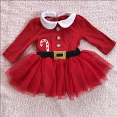 クリスマス ワンピース 70㎝ 美品のサムネイル