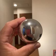 アルミホイル玉　約6cm アルミ玉　鏡面仕上げのサムネイル
