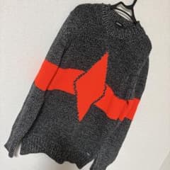 DIESEL オレンジ 軽ニット - メルカリ