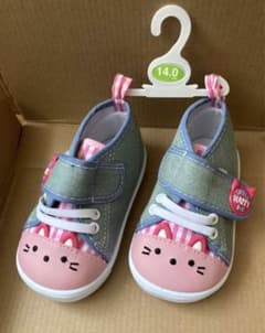 未使用品!!   ベビー シューズ スニーカー 14cm 女の子 可愛いのサムネイル
