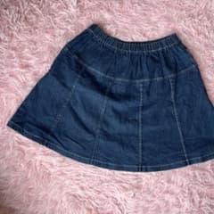 POMONA KISS キッズ デニム風 スカート 140のサムネイル