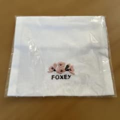 FOXY 花刺繍 巾着ポーチ ホワイトのサムネイル