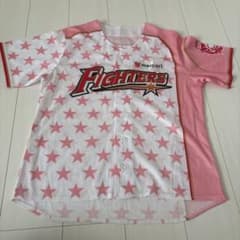 日本ハムFighters 半袖ユニフォーム ピンク 星柄のサムネイル
