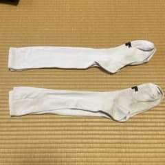野球用 ソックス ホワイト 2足セットのサムネイル