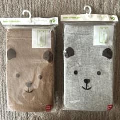 ニットレギンス　90   2個セット　ユニクロ　UNIQLOのサムネイル