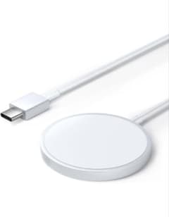 ワイヤレス充電器 マグネット式 最大15W出力 無線充電器 Type-Cポートのサムネイル