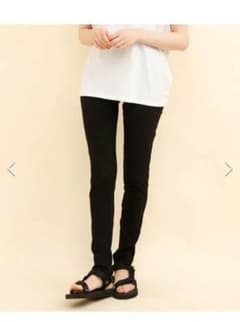 aimoha 黒パンツ ストレッチあり ウエストゴムのサムネイル