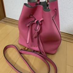【最終値下げ】FURLA フルラ 巾着バッグ コスタンザ ピンクのサムネイル