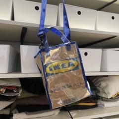 IKEA イケア　リメイク　ショルダーバッグ　bag ポーチのサムネイル