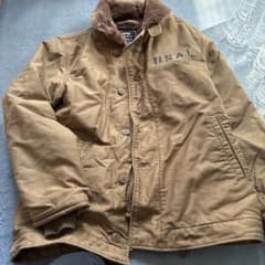 ALPHA INDUSTRIES ミリタリージャケット X-LARGE ブラウン - メルカリ