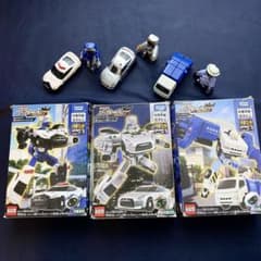 【ジョブレイバー】3体セット　GT-R パトロールカー　覆面パトカー　清掃車