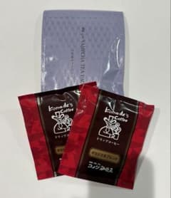 八女茶ティーパック30g（5g×6P）1袋　コメダ珈琲コーヒードリップ2袋セットのサムネイル