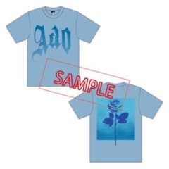 Ado ファッショナブル ブルーローズ Tシャツ 特大のサムネイル