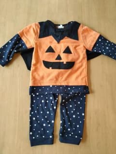 子ども　ハロウィン　コスプレ　かぼちゃ　90のサムネイル