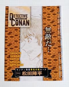 【名探偵コナン】サンデーS付録　トレカ 1種のサムネイル