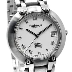 稼働】BURBERRY 新品電池 腕時計 ローマン 11000G デイト 美品 - メルカリ