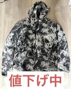 値下げ】【人気】686スノボウェア上下セット [L]スカル髑髏総柄パンツ 