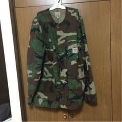 ノーカラーシャツ ノーカラージャケット 迷彩 カモ柄のサムネイル