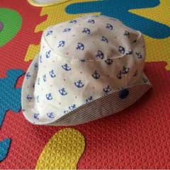 新品 マリン柄帽子のサムネイル