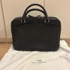 ペッレモルビダ キャピターノ ビジネスバッグ 2層式 2way 黒 オール