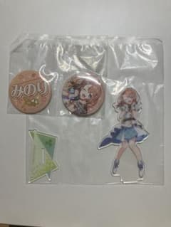 プロセカ　セガラッキーくじ　D,F賞　アクリルスタンド　缶バッジ　花里みのりのサムネイル