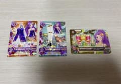 Aikatsu Purple Jewelry Dress and other 3-piece set