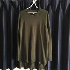 H&M ロング丈ニット カーキのサムネイル