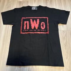 激レア　蝶野正洋直筆サイン入りnWoロゴTシャツ Sサイズ ブラック 美品 激レア 蝶野正洋直筆サイン入りnWoロゴTシャツ Sサイズ ブラック 美品