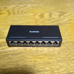 ジャンク　ELECOM スイッチングハブ EHC-G08MA-B 8ポートのサムネイル
