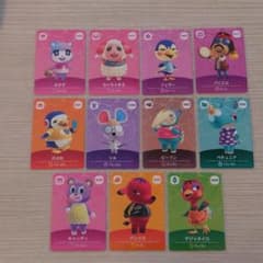 どうぶつの森　アミーボカード第5弾　ちゃちゃまる　みすず　まとめ売りのサムネイル