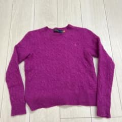 Polo Ralph Lauren ピンク ケーブルニット セーターのサムネイル