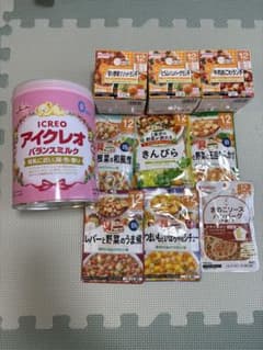 アイクレオ バランスミルク 800g + 離乳食セットのサムネイル