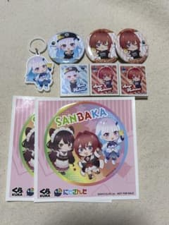 さんばか めじるしアクセサリー 缶バッジ シールのサムネイル