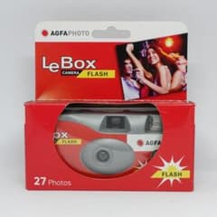 AGFA LeBox フラッシュ 使い捨てカメラ 27枚　※使用期限切れのサムネイル
