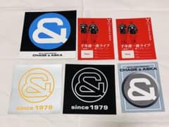 CHAGE & ASKA ステッカー 6枚セットのサムネイル