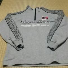 champion 薄手トレーナー グレー ヒョウ柄のサムネイル