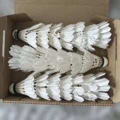 バドミントン シャトル 中古 600個 中古】バドミントン シャトル 21個セット - メルカリ