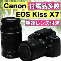 ✨初心者おすすめ✨Canon EOS Kiss X7 一眼レフカメラ スマホ転送